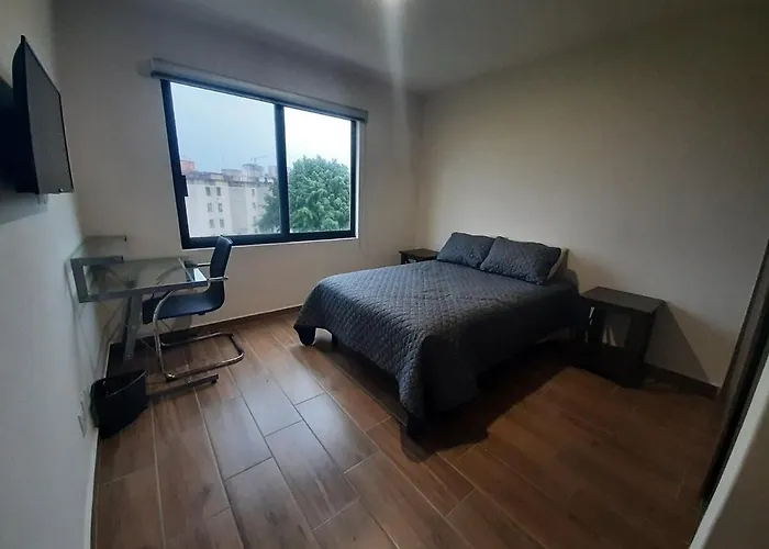 Lujoso Departamento Centrico Y Con Terraza Privada Apartamento Guadalajara admite animales